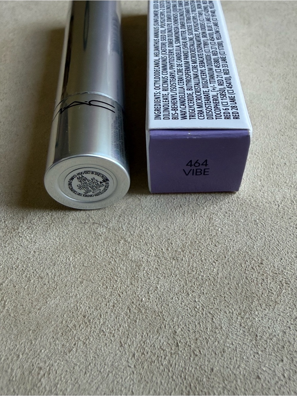MAC Cosmetics Glow Play Tendertalk Lipstick - Vibe (Lilac Purple) - Picture 2 of 2